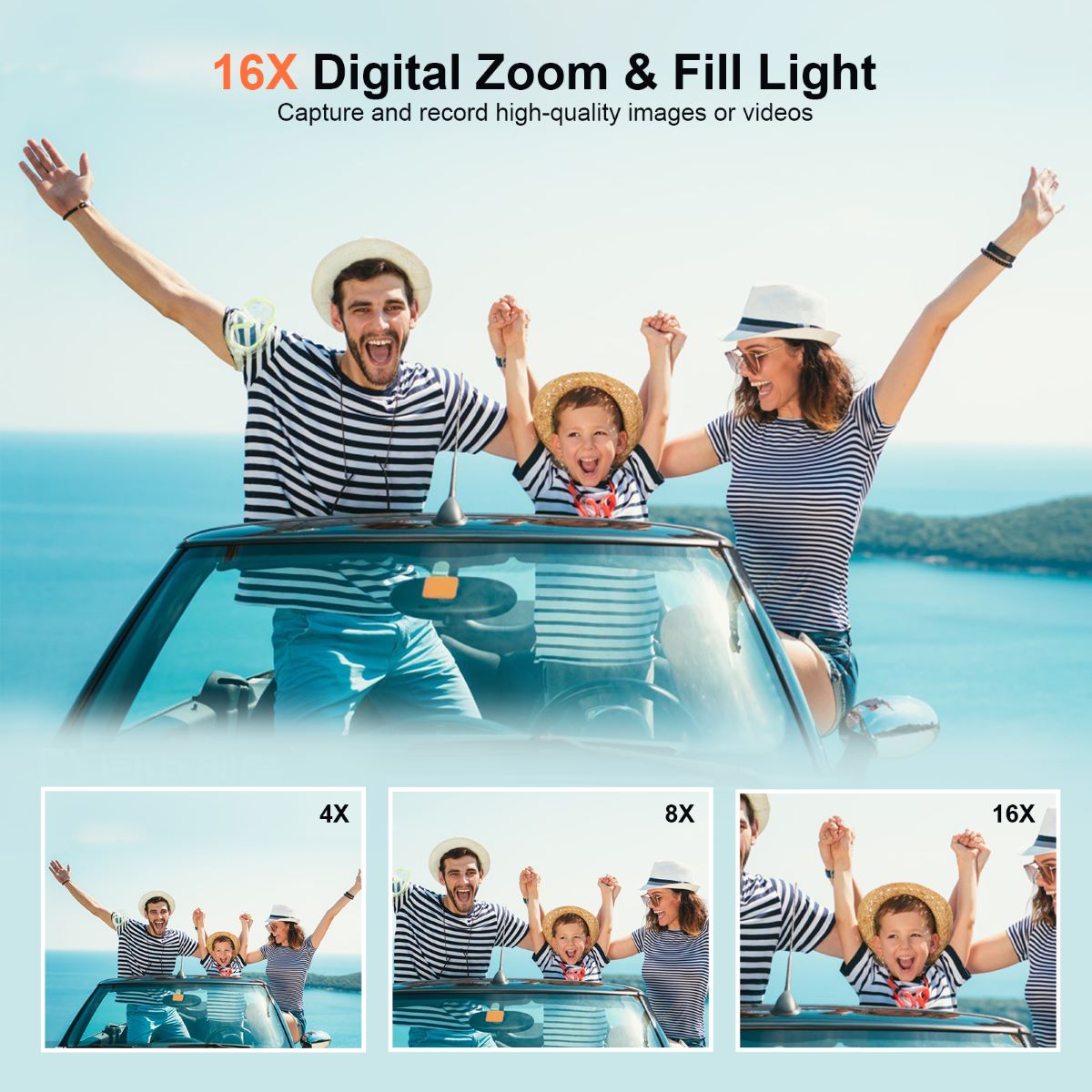 VITALUXE Digital Camera, 4K Kids Camera 13MP Point and Shoot Digital Cameras with 32GB SD Card 16X Zoom, 2.83'' Portable Vintage Small Camera for Teens Students Kids Boys Girls Adults Beginner(Black)