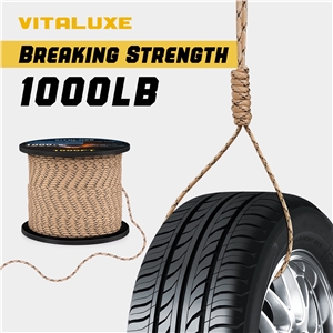 VITALUXE 1000Ib Paracord Rope, Tactical Parachute Cord with 12 Triple Strands, Heavy Duty Survival Gear for Camping, Hiking, Ideal for Bracelets, Lanyards, Diameter: 4MM, Desert Camo