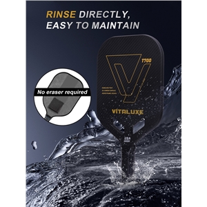 USAP Approved, Carbon Fiber Pickleball Paddle, Edgeless T700+3K Textured Carbon Friction Surface，Thermoformed Pickleball Paddle with Aerodynamic Design Used for tournaments,  Control