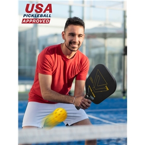 USAP Approved, Carbon Fiber Pickleball Paddle, Edgeless T700+3K Textured Carbon Friction Surface，Thermoformed Pickleball Paddle with Aerodynamic Design Used for tournaments,  Control