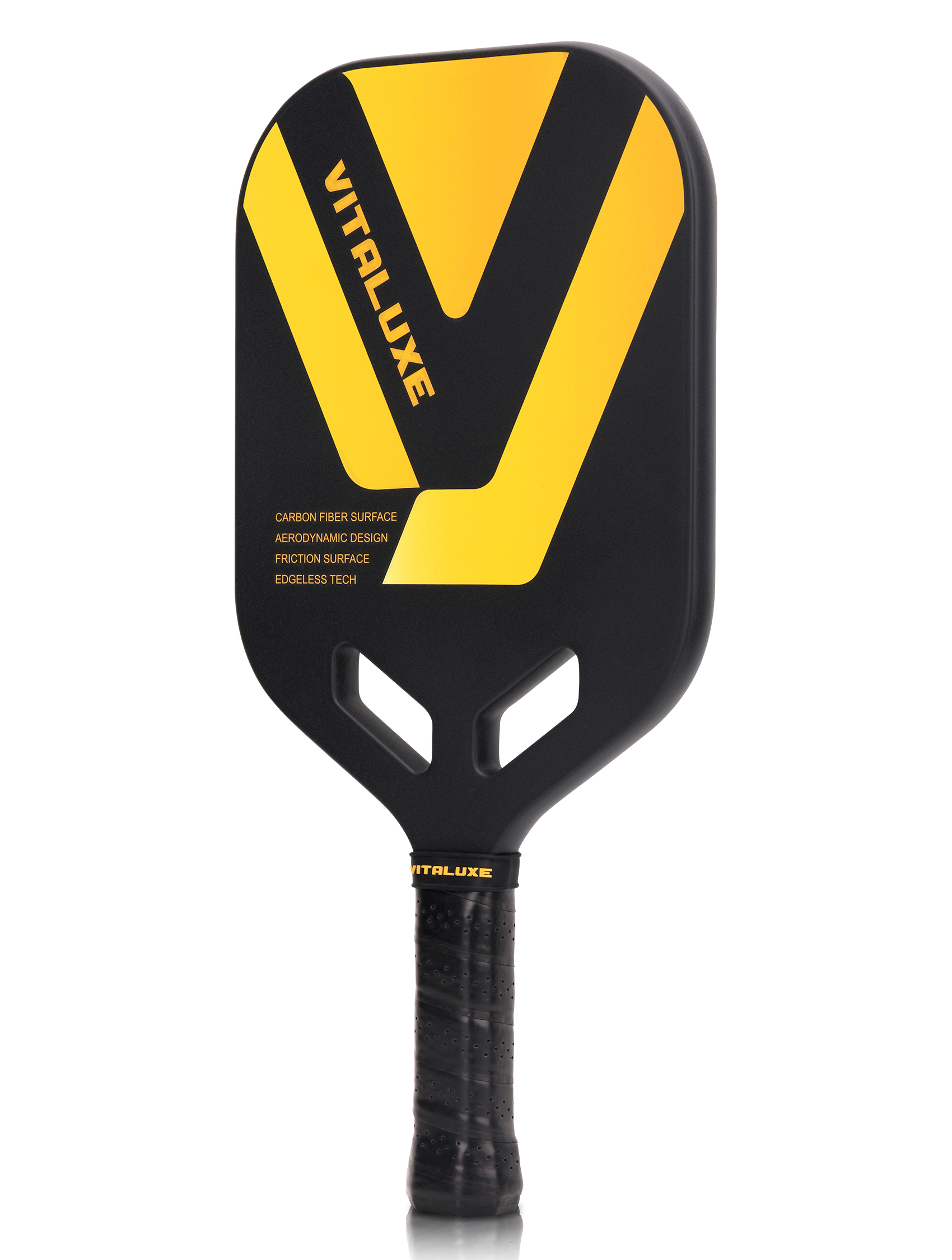 USAP Approved, Carbon Fiber Pickleball Paddle, Edgeless T700+3K Textured Carbon Friction Surface，Thermoformed Pickleball Paddle with Aerodynamic Design Used for tournaments, Power & Control & Spin Max, USAP Approved