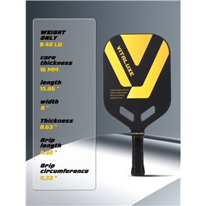 USAP Approved, Carbon Fiber Pickleball Paddle, Edgeless T700+3K Textured Carbon Friction Surface，Thermoformed Pickleball Paddle with Aerodynamic Design Used for tournaments, Power & Control & Spin Max, USAP Approved