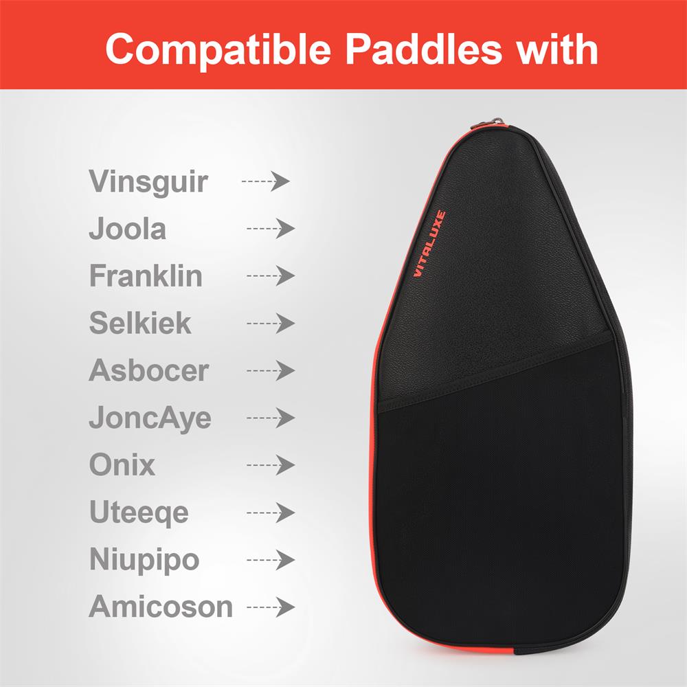 Pickleball Bag, Pickleball Paddle Cover/Case, Universal Size, Accessory for Gift, Compatible with USAPA Standard Rackets for Men & Women