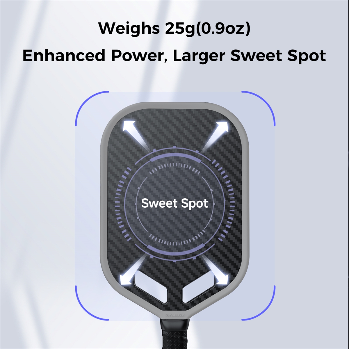 USAP Approved, Carbon Fiber Edgeless Pickleball Paddle，Exclusively Designed Weighting and Protection Edge Tape 2 Pack | Bag, power