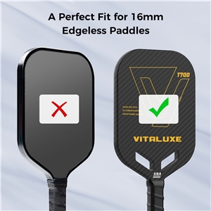 Pickleball Weighted Tape for 16mm Edgeless Paddles, Protective Edge Guard Tape, Lead Tape Alternative, No Glue, Easy Install and Replace Without Wrinkling, 2 Pack