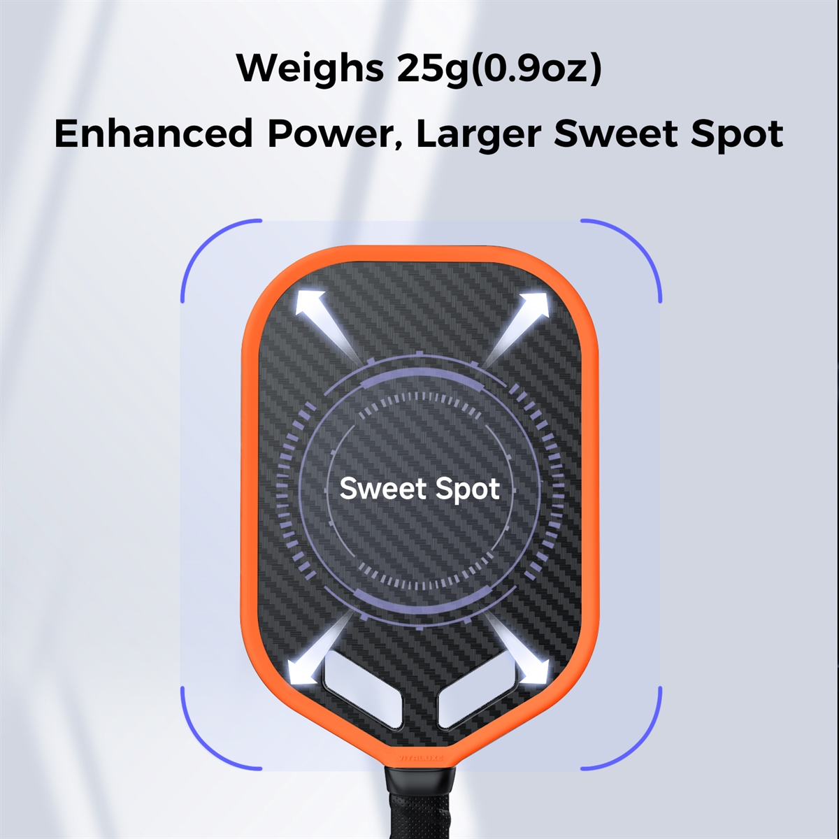 VITALUXE Pickleball Weighted Tape for 16mm Edgeless Paddles | Edge Guard | Lead Tape Alternative | No Glue | Easy Install and Replace