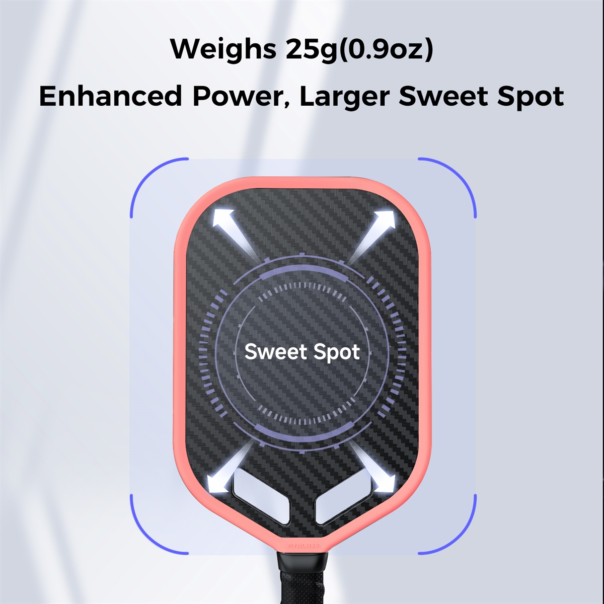 VITALUXE Pickleball Weighted Tape for 16mm Edgeless Paddles | Edge Guard | Lead Tape Alternative | No Glue | Easy Install and Replace