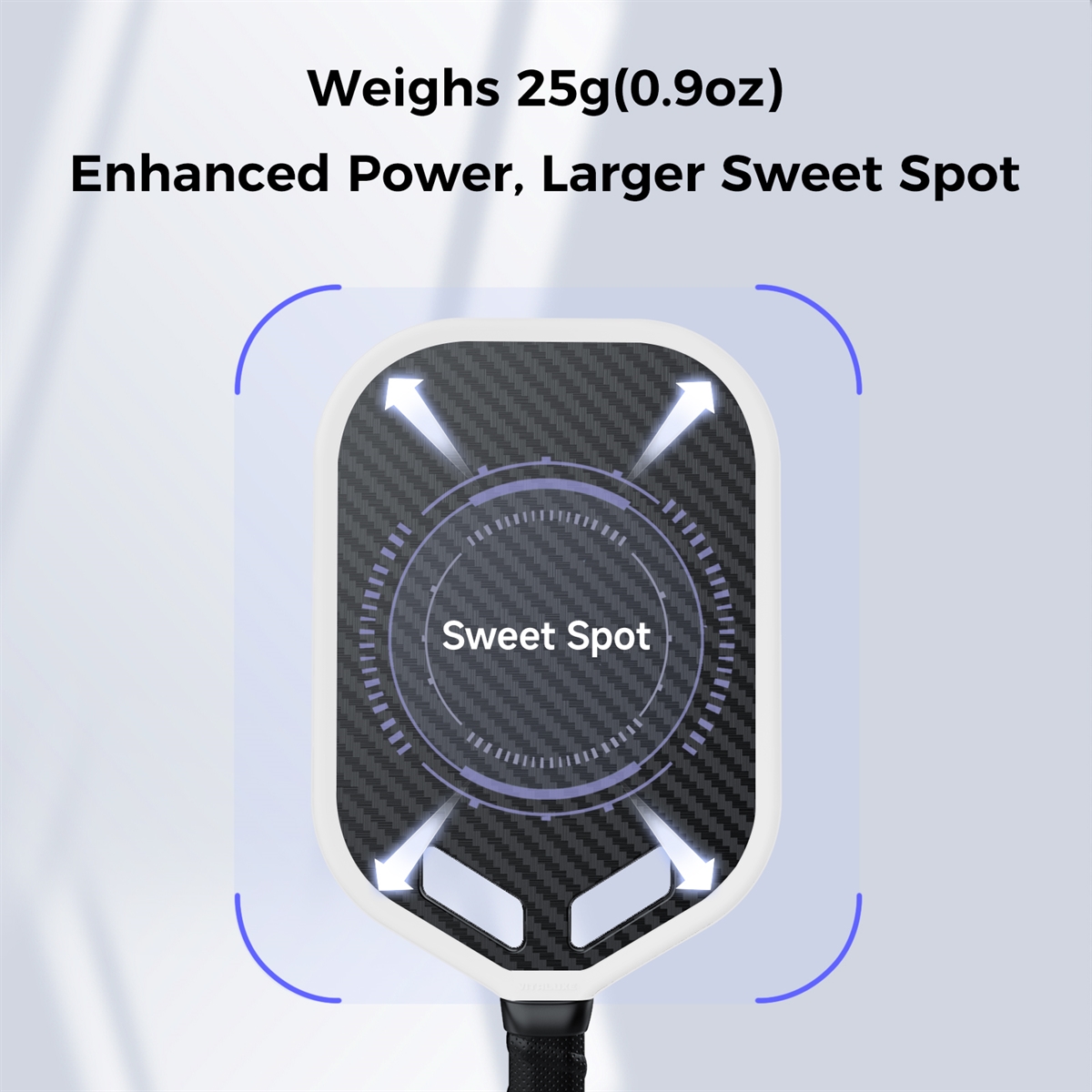 VITALUXE Pickleball Weighted Tape for 16mm Edgeless Paddles | Edge Guard | Lead Tape Alternative | No Glue | Easy Install and Replace