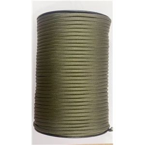  SUMISE 1000lb Paracord Rope, 4mm 12 Triple Strands Paracord, Heavy Duty Tactical Parachute Cord for Survival Gear, Camping, Hiking, and Ideal for Bracelets, Lanyards, Type III Army Green